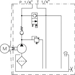 Priekabos komplektas 12VDC 2100W 8Ltr 1.6cc MPP85B007