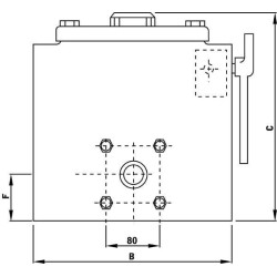 Stūmoklinis siurblys su 45 l baku. PH70045