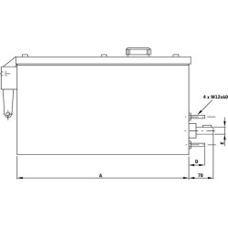 Stūmoklinis siurblys su baku 70L PH120070