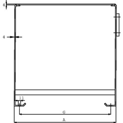 Neapdirbtas plieninis bakas 225 l PSTM225
