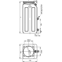 Bakas MPP 8L plastikinis MPPT008P