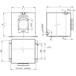 MPP bakas 22 l horizontalus MPPT022