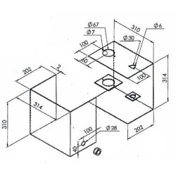 Protektoruotos plieninės talpyklos 15 l KVT015