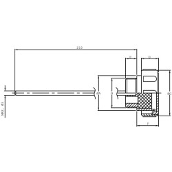 Matuoklis/užpildymo dangtelis 1.1/2" BSP TSD24