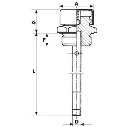 Alsuoklio filtras/matuoklis 1/2 1GLSF30A
