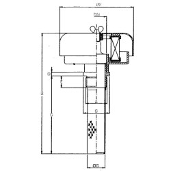Bako užpildymo dangtelis NBF 403-VL-III NBF403