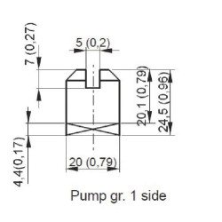MPP siurblio jungtis kintamosios srovės varikliui MPP9PCAC