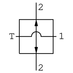 SAE 8-2 ertmės kamštis su 1/4 colio jungtimi MPPPSAE82T