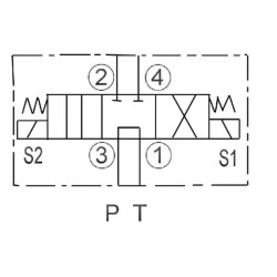 Vožtuvas 4/3 MPP C6 PT LSV0834T