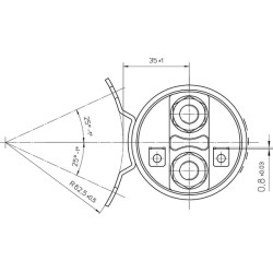 Nuolatinės srovės variklio relė - 12 V - 300 A MPPDCMR12VHD
