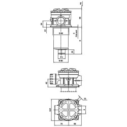 FILTRO KORPUSAS 1 su ventiliacijos filtru MPT91143