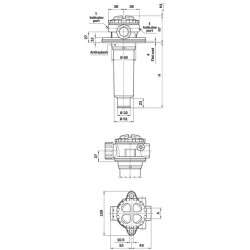 FILTRO KORPUSAS 1/2 SU VENTILIACIJA MPT90253