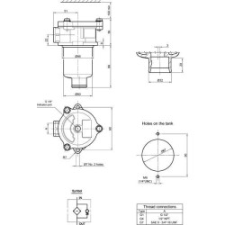 Grįžtamasis filtras MPF 030/1-08-A10 MPF0301A10H