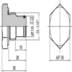Indikatoriaus kištukas MP9T2H
