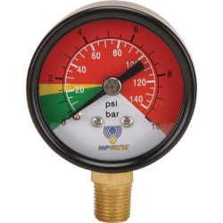 Vizualinis manometras 1/8 BSP, 1,4 baro MPF/MPX/MPT/MPH MP9V1P01