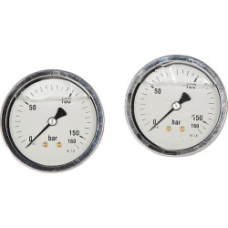 Manometras Ø63 0-160 1/4" gale MA63160B04SSGF