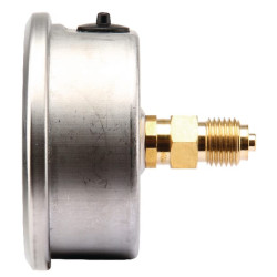 Slėgio matuoklis Ø63 0–250 bar 1/4 colio galinis MA63250B04SSGF