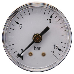Slėgio matuoklis Ø40 0–16 bar 1/8" galinis MA4016B02ST
