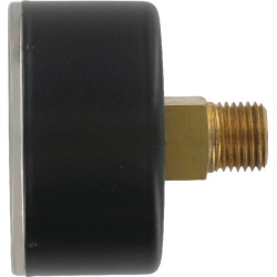 Manometras 0-2,5 bar Ø50 1/4" plienas MA50025B04ST
