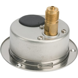 Manometras Ø100 0–16 bar 1/2 colio, montuojamas skydelyje MA10016P08SS