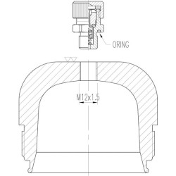 Dujų vožtuvas 5/8 UNF iki 2008 LAV9VT