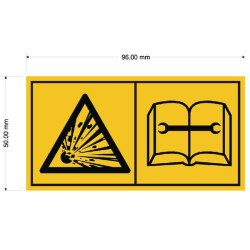 Saugos ženklai, akumuliatorius WB000030