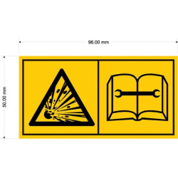 Saugos ženklai, akumuliatorius WB000030