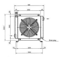 Alyvos aušintuvo apvedimo jungtis 12 V 48–60 ˚C OK2024KBV12301