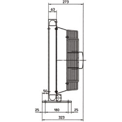 Alyvos aušintuvas (12 V) 38–50 °C 2050K-12-2-01 OK2050K12201