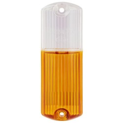 Case - IH 523 9EL087769001 Šviesus lęšis, gintaro spalvos / skaidrus LH / RH Hella