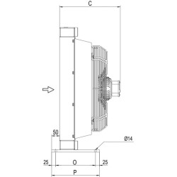 Alyvos aušintuvas 400 V HPA 12 40–28° OKHPA1203201K