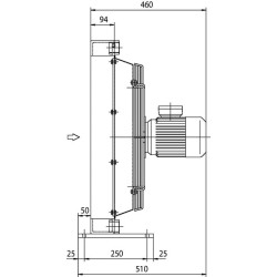 Alyvos aušintuvas (400 V) 50–38 °C HPA-36-03-2-01 OKHPA3603201