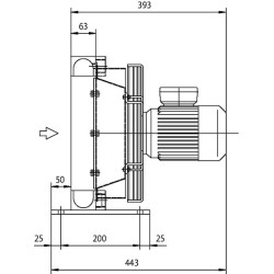 Alyvos aušintuvas (400 V) 50–38 °C HPA-12-03-2-01 OKHPA1203201