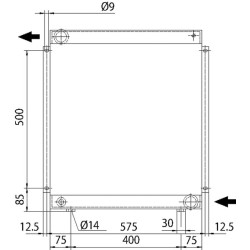 Alyvos aušintuvas (24 V) 38–50 °C 2050K-24-2-01 OK2050K24201