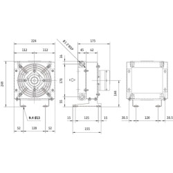 Alyvos aušintuvas (230 V) 38–50 °C 2010K-01-02-01 OK201022001