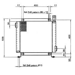 Alyvos aušintuvo apvedimo jungtis 12V 48-60˚C OK2040KBV12301