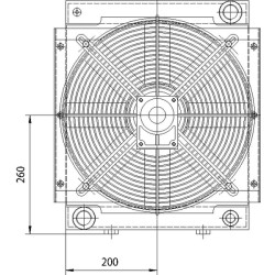 Alyvos aušintuvas (Gr2) HPA-18-56-2-01 OKHPA1856201