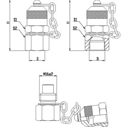Matavimo mova 9/16 UNF MIV916U