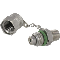 Bandymo taškas 1/4 NPT nerūdijantis plienas MEV2014NPTRVS