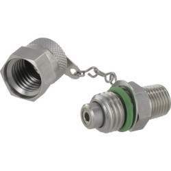 Bandymo taškas 1/4 NPT nerūdijantis plienas MEV2014NPTRVS