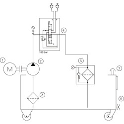 Dirbtuvių įrenginys 35 l – 12 l/min – 4 kW/400 V WP85A001