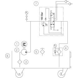 Dirbtuvių įrenginys 35 l – 12 l/min – 4 kW/400 V WP85A001