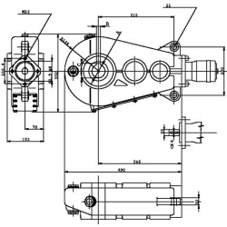 Pavarų dėžė 35,2:1 RT40045