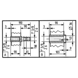 Pavarų dėžė A-16A 1:1 615001