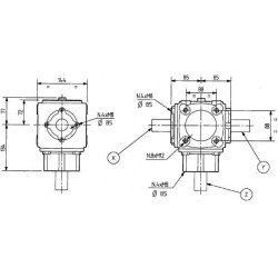 Pavarų dėžė T-19B 1:1 259016