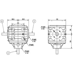 Pavarų dėžė T-331A 1:1 331016