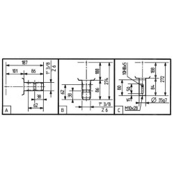 Pavarų dėžė T-278A 1:1 278222