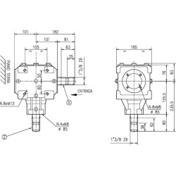Pavarų dėžė T-27A 1:1 267264