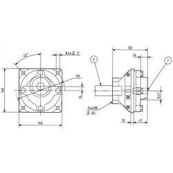 Pavarų dėžė A-623A 1.6:1 623000