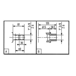 Pavarų dėžė A-623A 1.6:1 623000